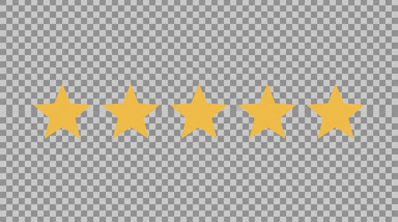 Five out of five star rating